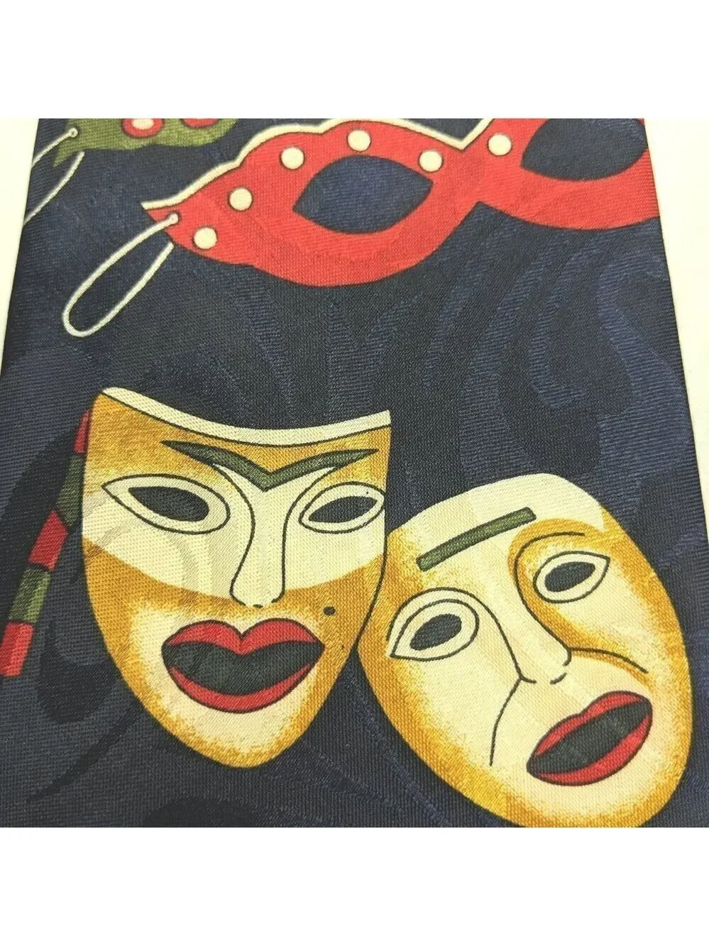 Steven Harris Opera Mask Novelty Necktie